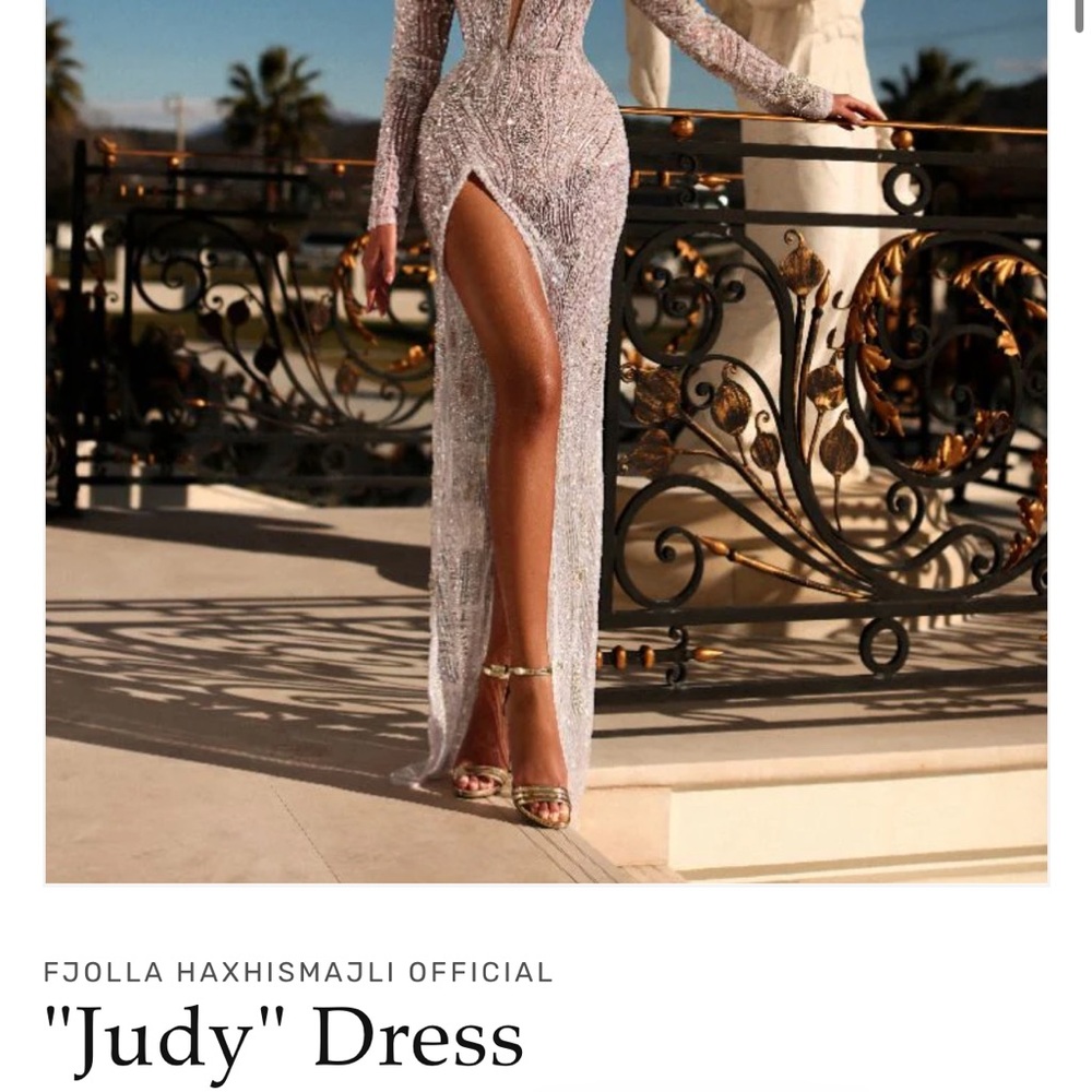 FJOLLA HAXHISMAJLI Silver "Judy" Dress